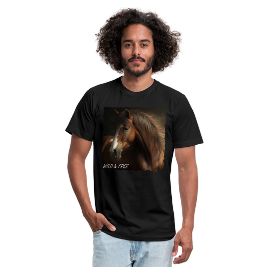 Brown Horse II - Wild & Free - black