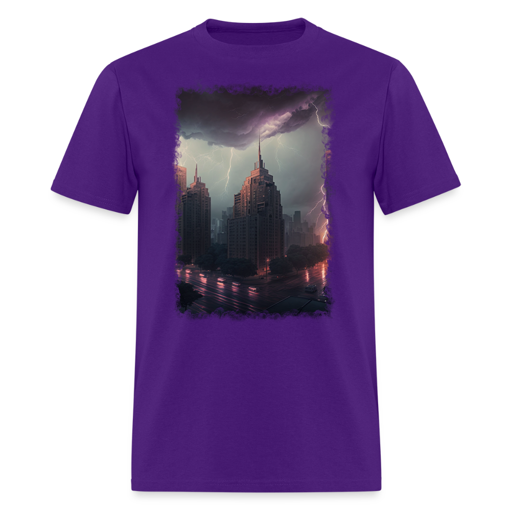 Lightning City III - purple