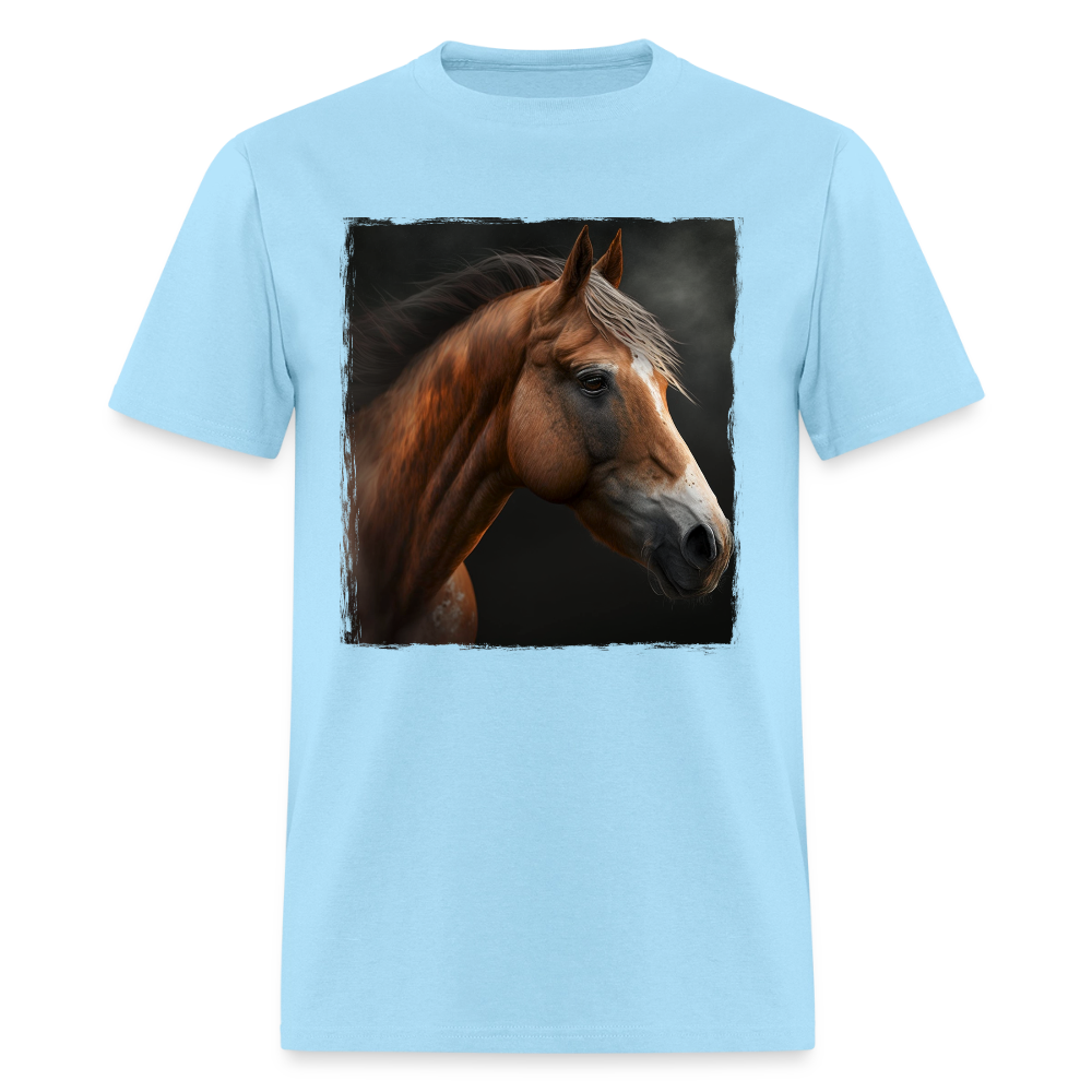 Horse II - Wild &Free - powder blue