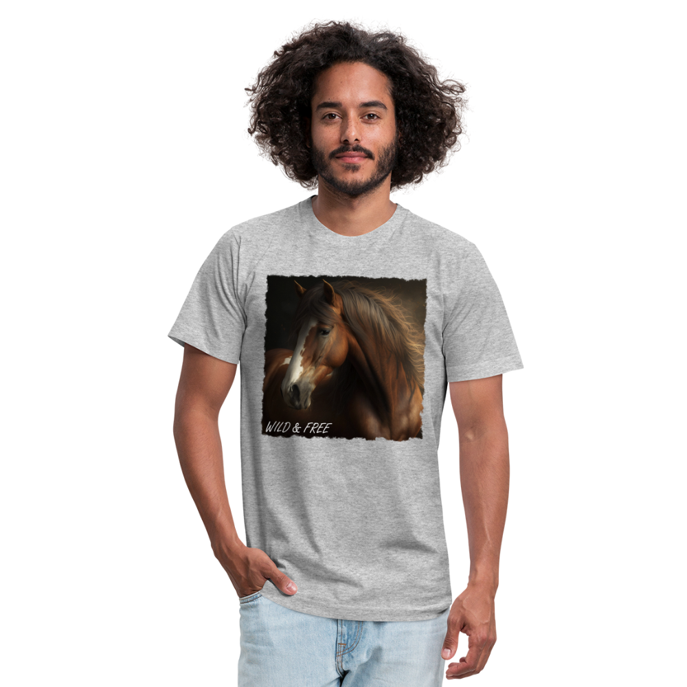 Brown Horse II - Wild & Free - heather gray