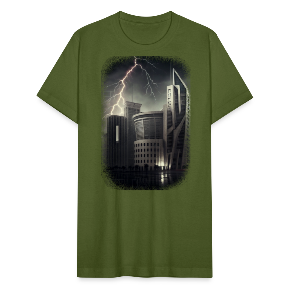 Lightning City II - olive