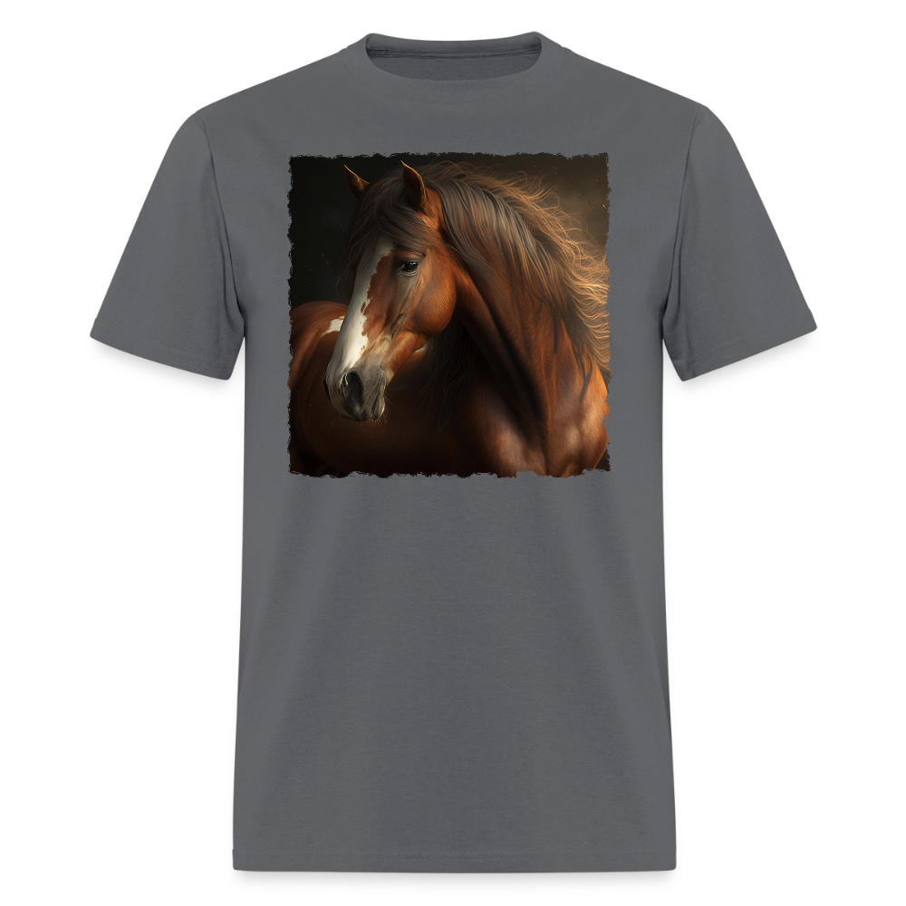 Brown Horse II - Wild & Free - charcoal