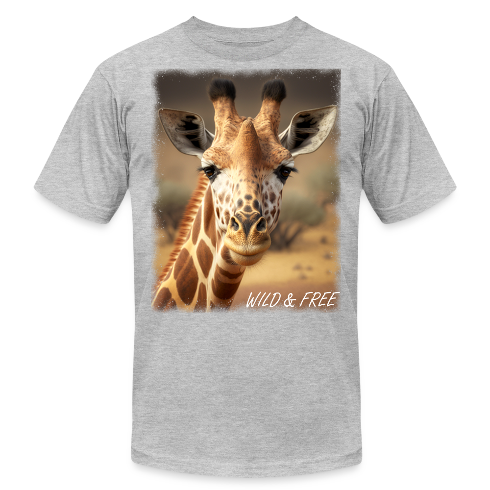 Giraffe - Wild & Free - heather gray