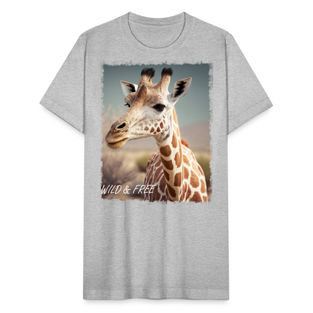 Giraffe - Wild & Free - heather gray