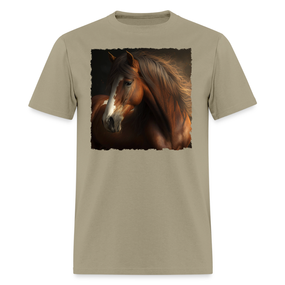 Brown Horse II - Wild & Free - khaki