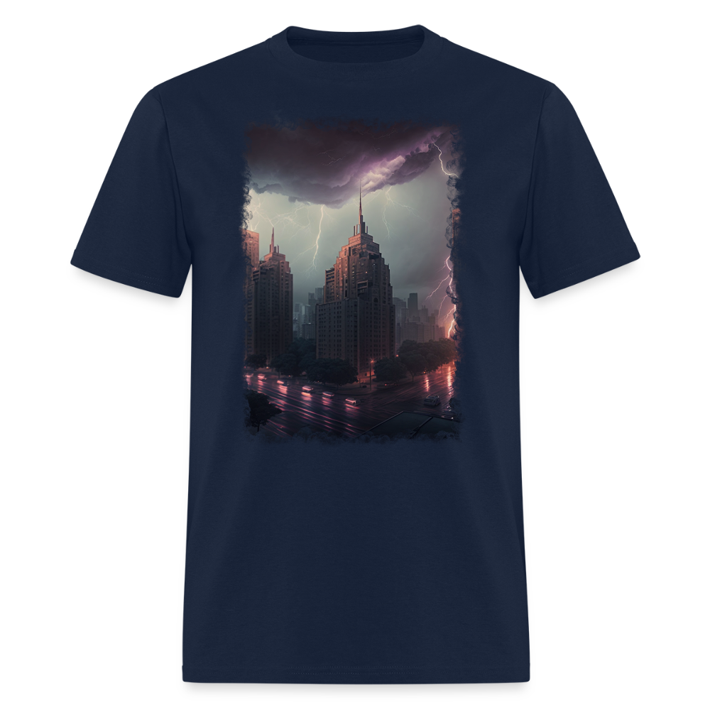 Lightning City III - navy