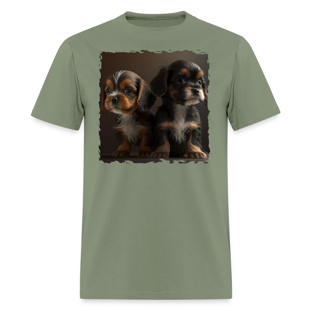 Puppies I - Pure Cuteness - military green