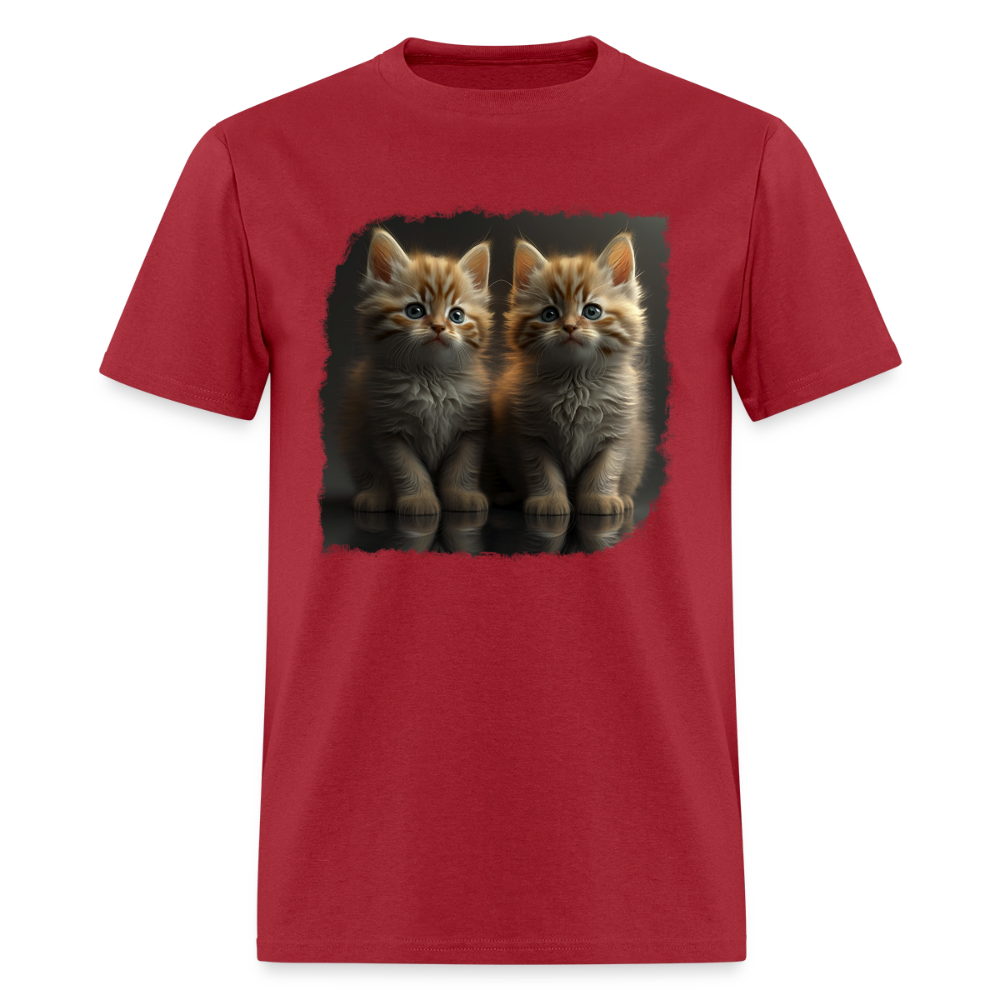 Kittens III - Pure Cuteness - dark red