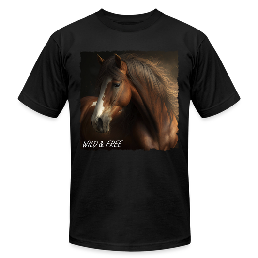 Brown Horse II - Wild & Free - black