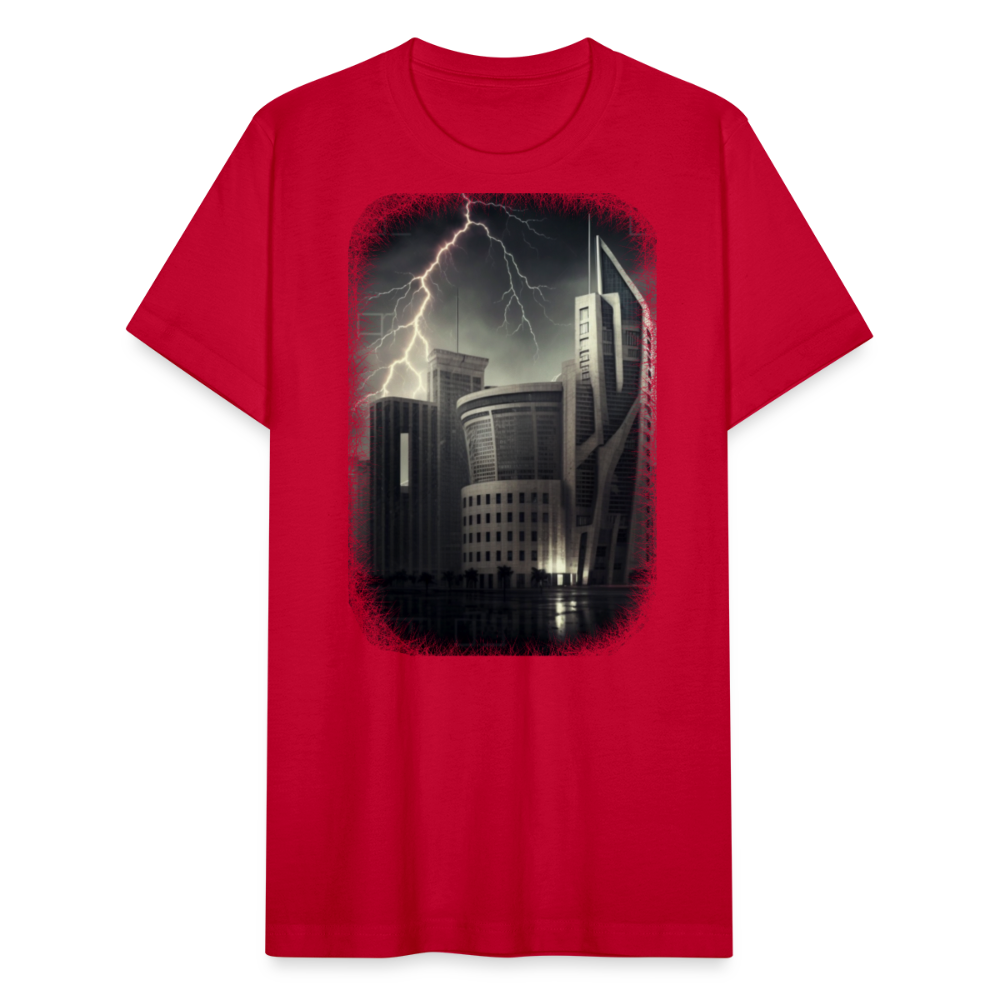 Lightning City II - red