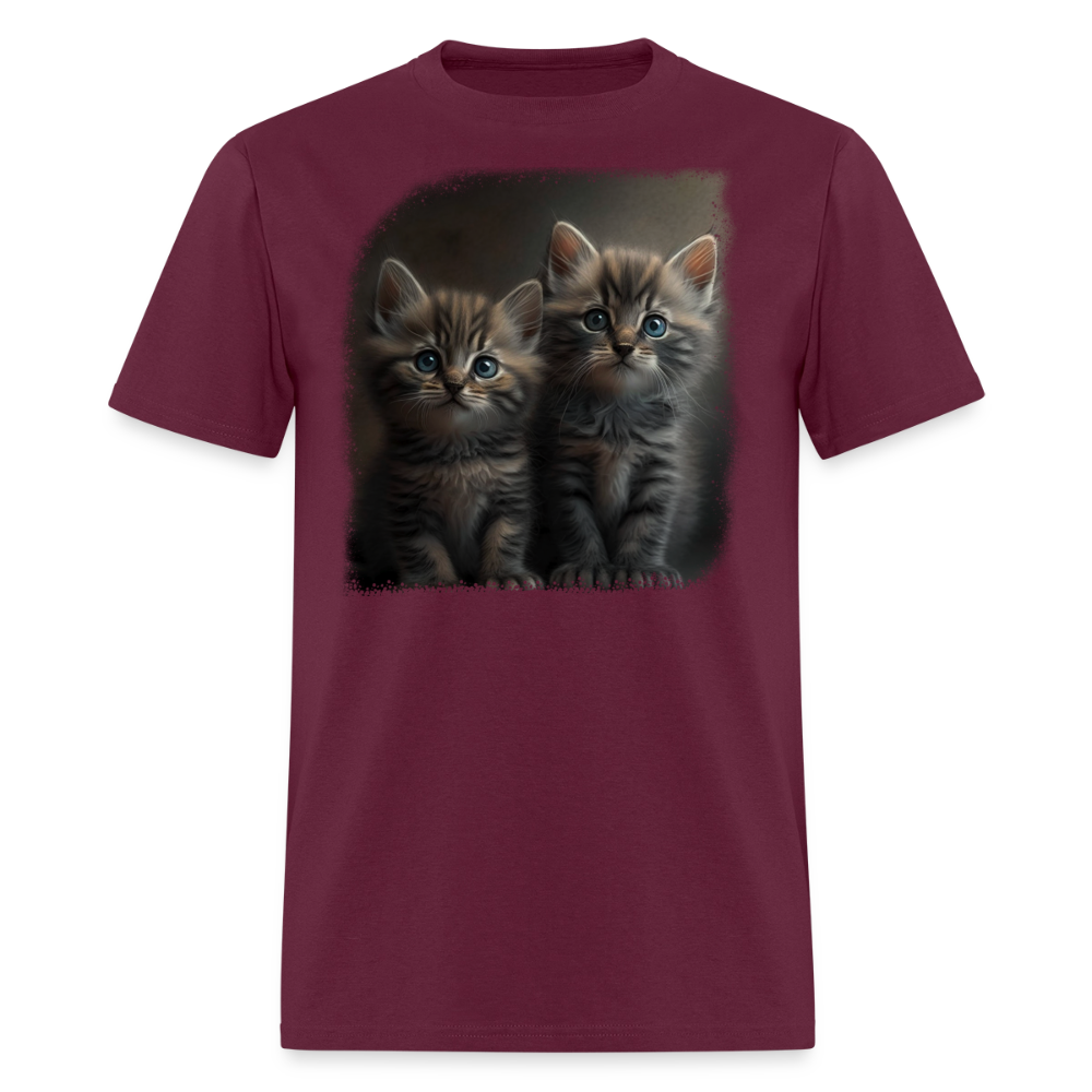 Kittens II - Pure Cuteness - burgundy