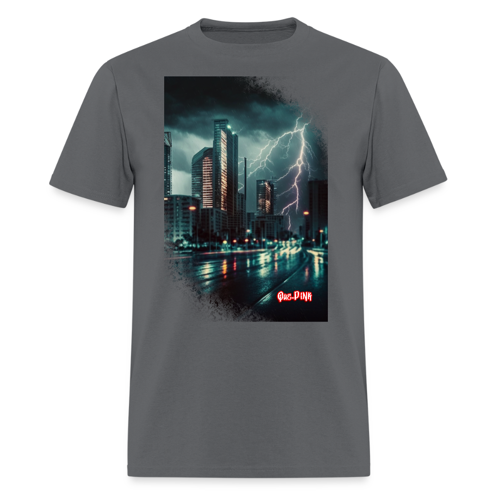 Lightning City - charcoal