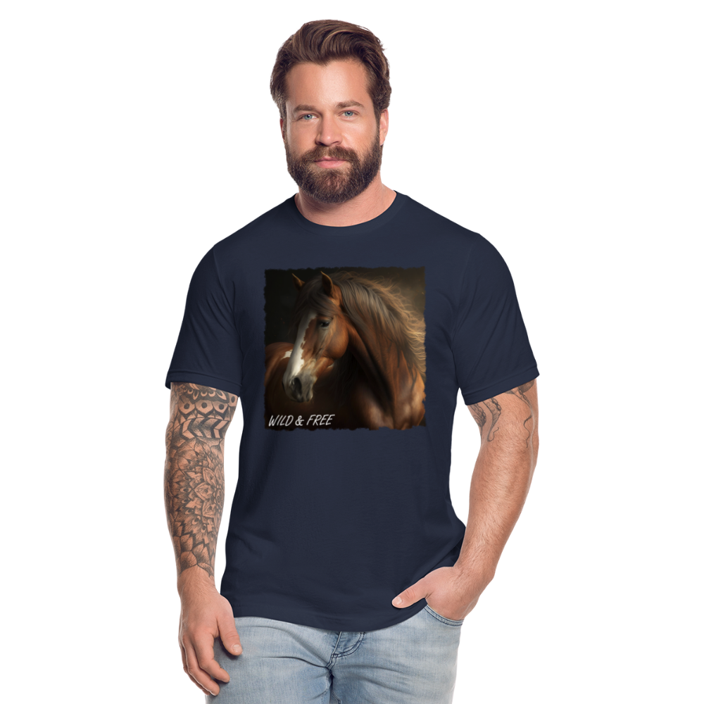 Brown Horse II - Wild & Free - navy