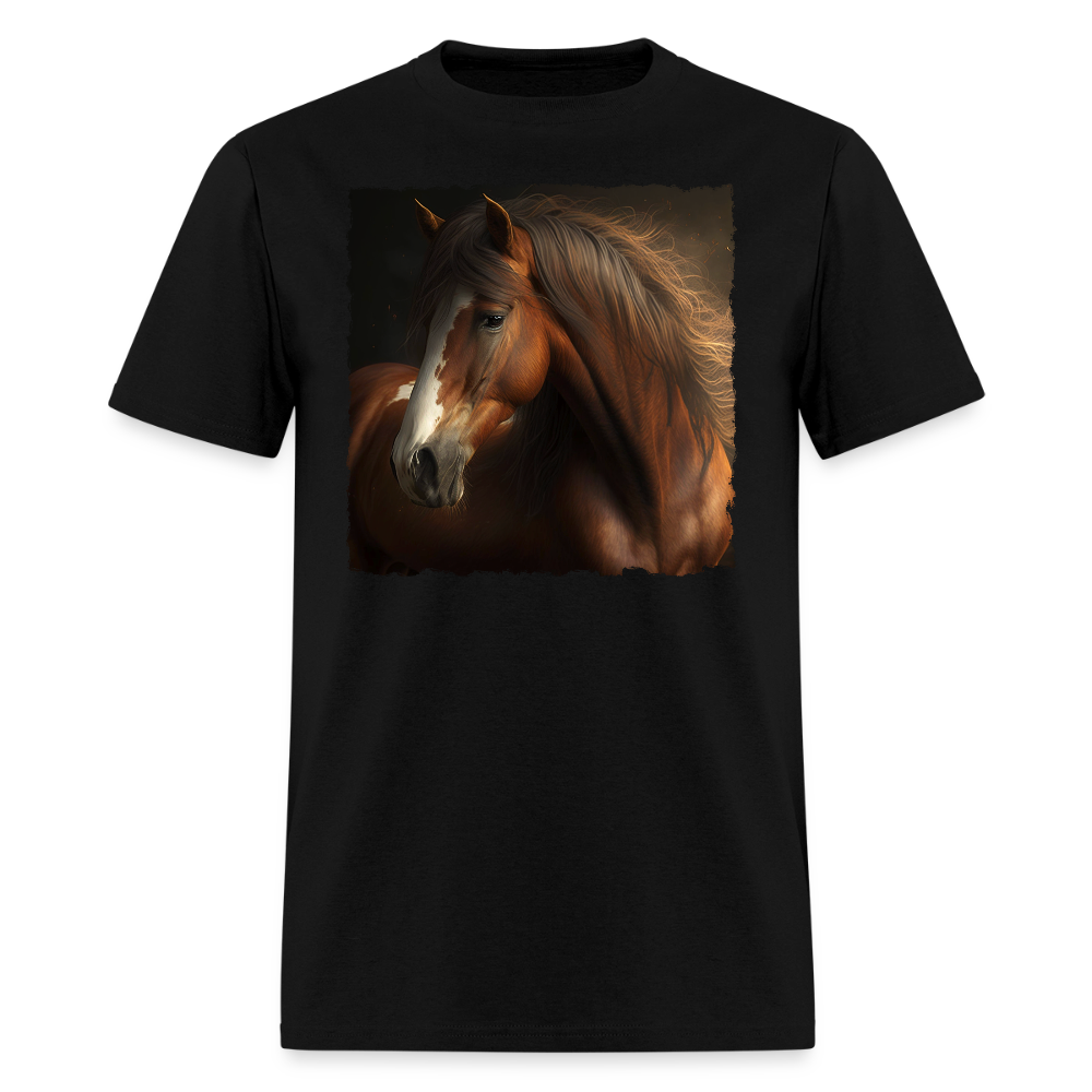 Brown Horse II - Wild & Free - black
