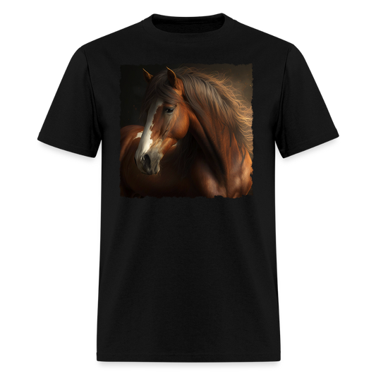 Brown Horse II - Wild & Free - black
