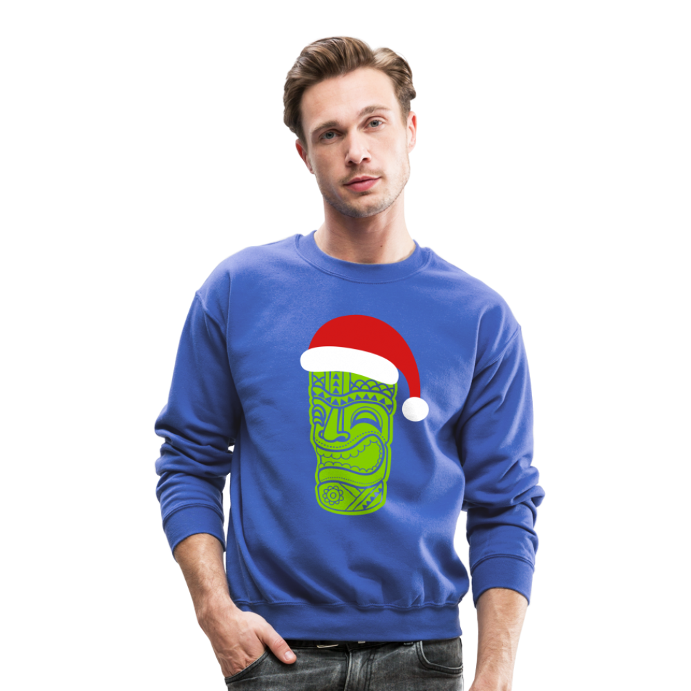 Tiki Christmas - royal blue