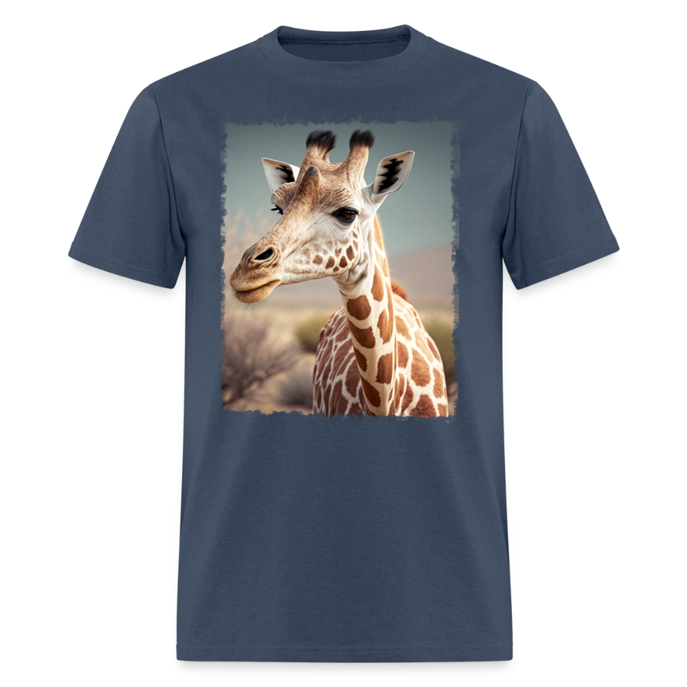 Giraffe II - Wild & Free -  blue dusk