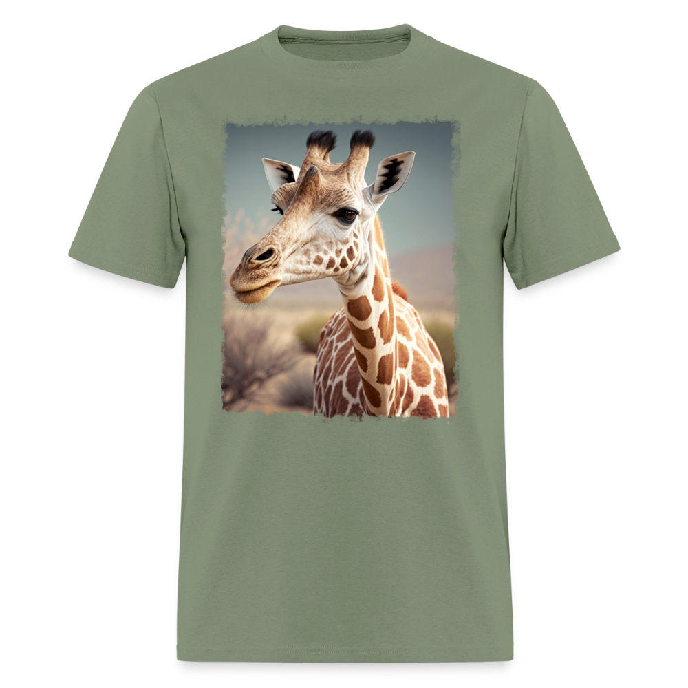 Giraffe II - Wild & Free - military green