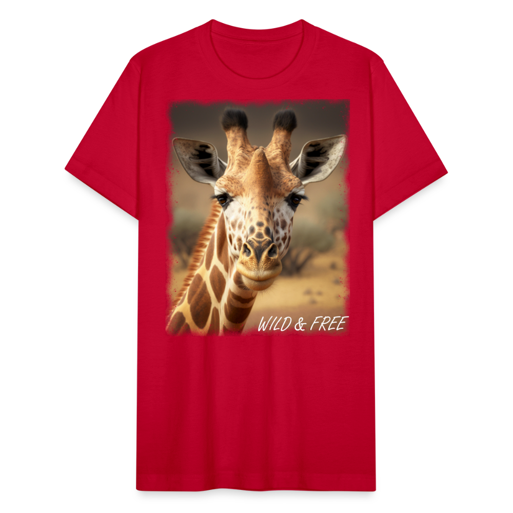 Giraffe - Wild & Free - red