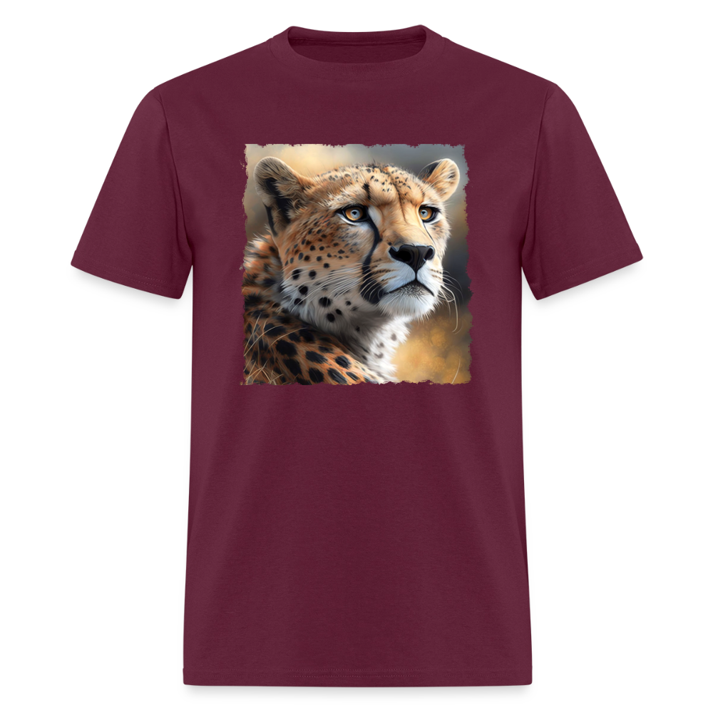 Cheetah - Wild & Free - burgundy