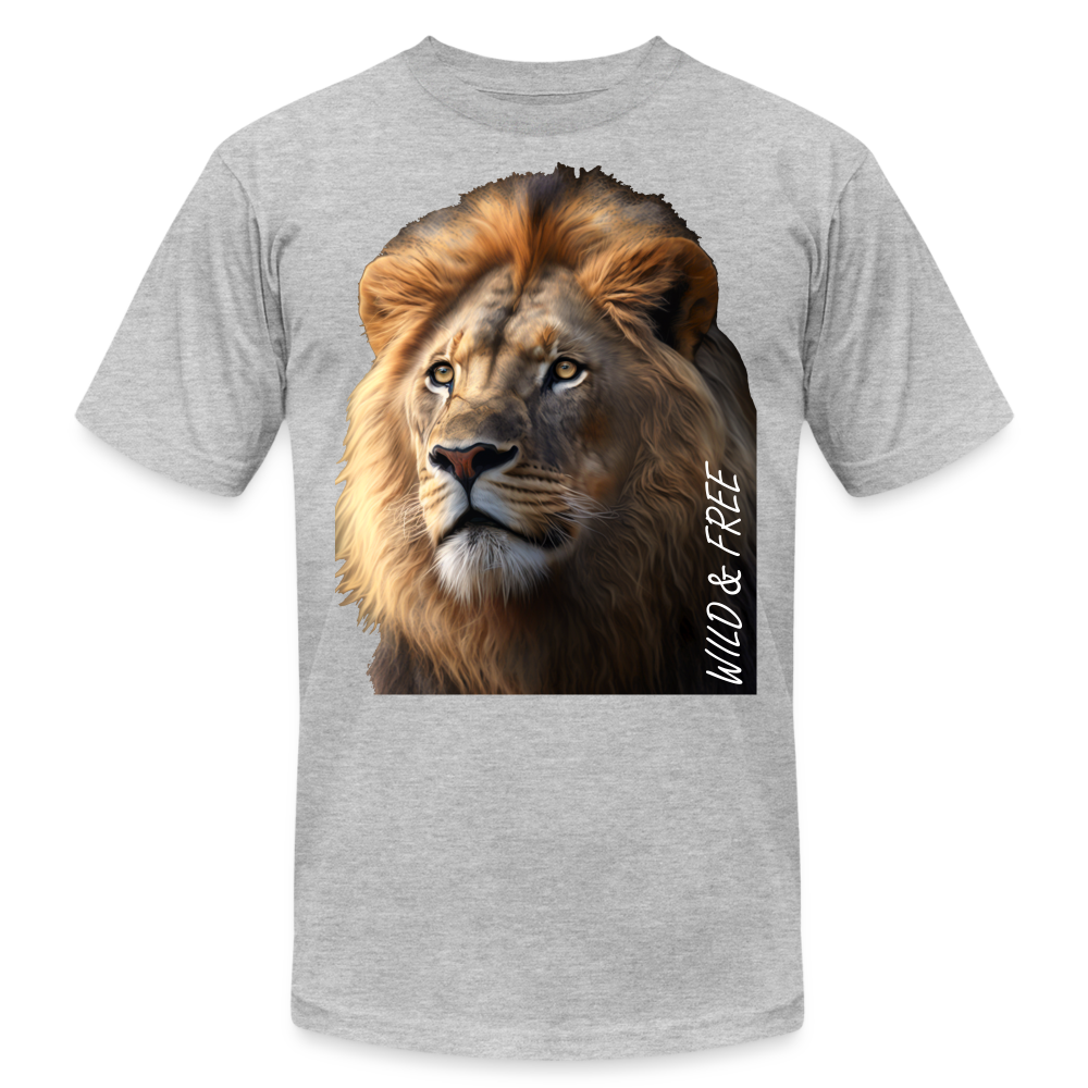 Lion - Wild & Free - heather gray