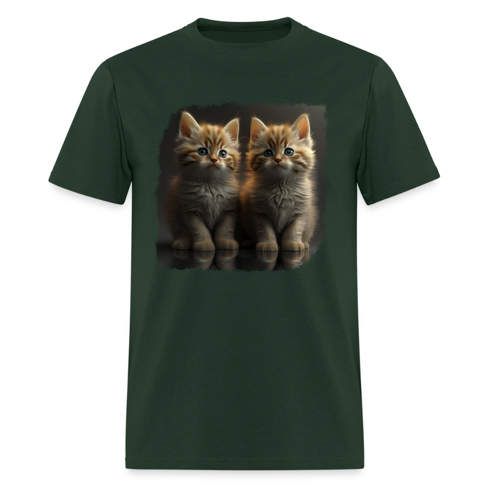 Kittens III - Pure Cuteness - forest green