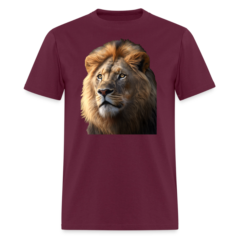 Lion - Wild & Free - burgundy