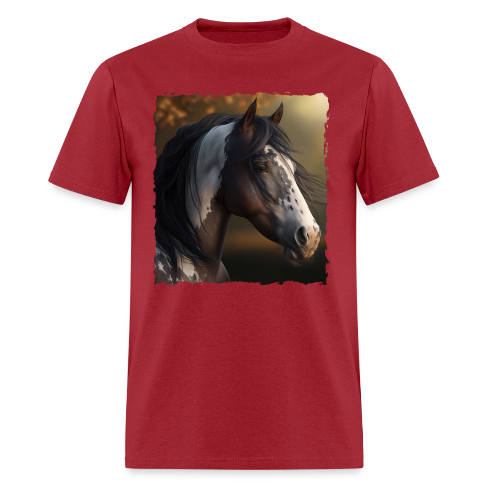 Horse III - Wild & Free - dark red