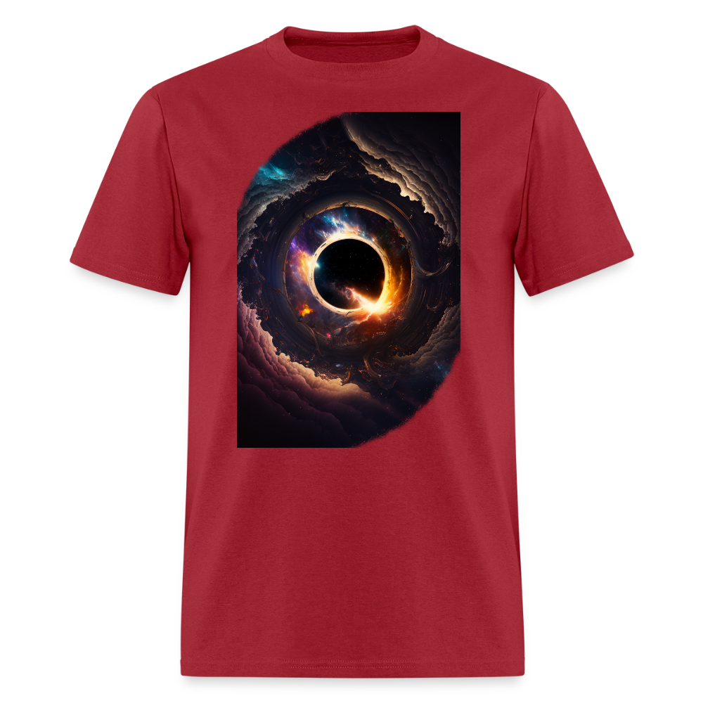Black Hole II - Cosmos - dark red