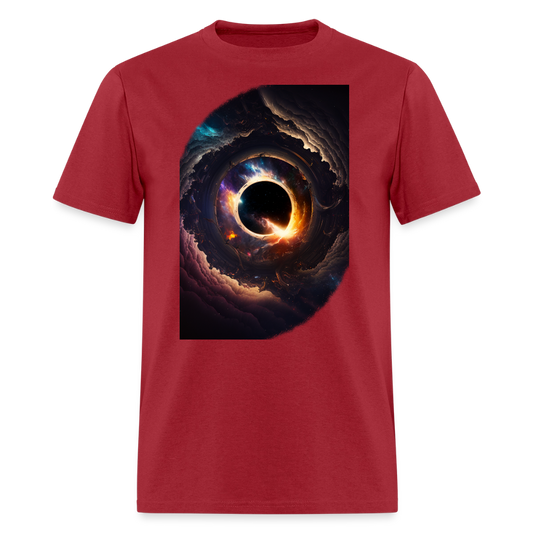 Black Hole II - Cosmos - dark red