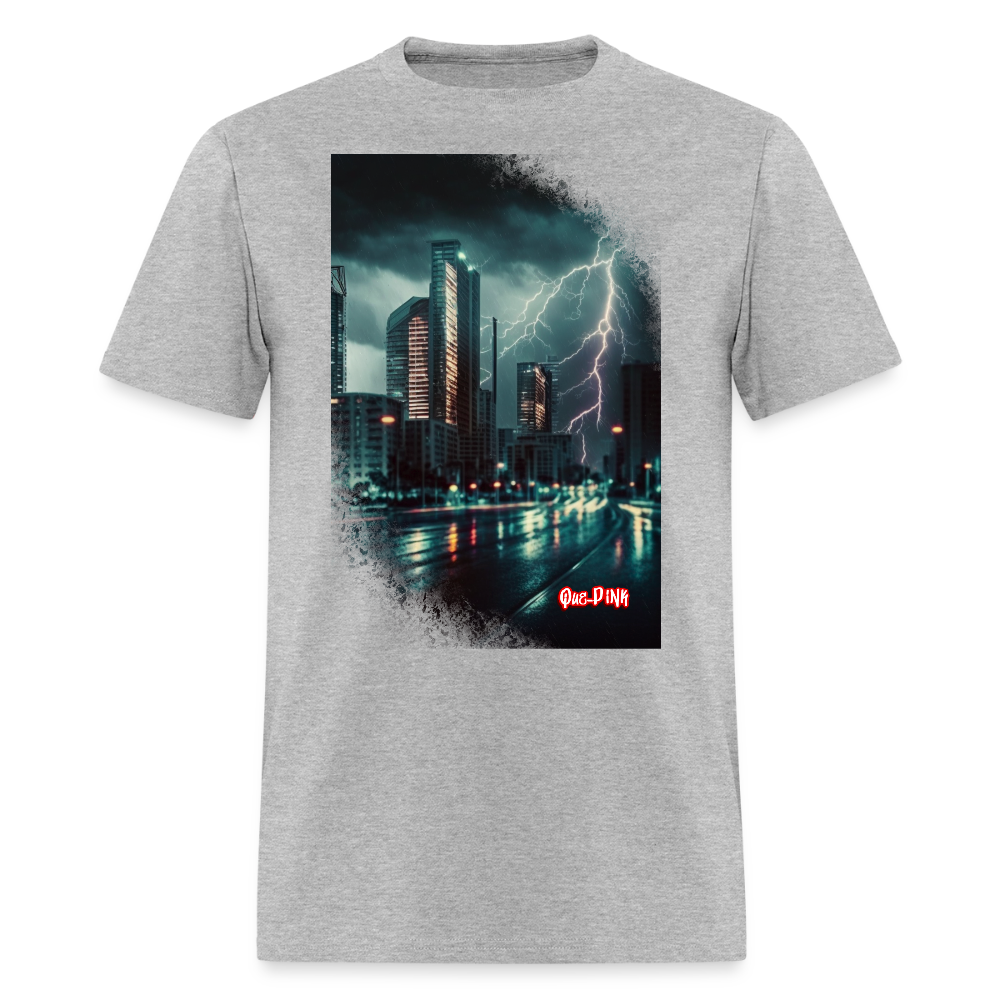 Lightning City - heather gray