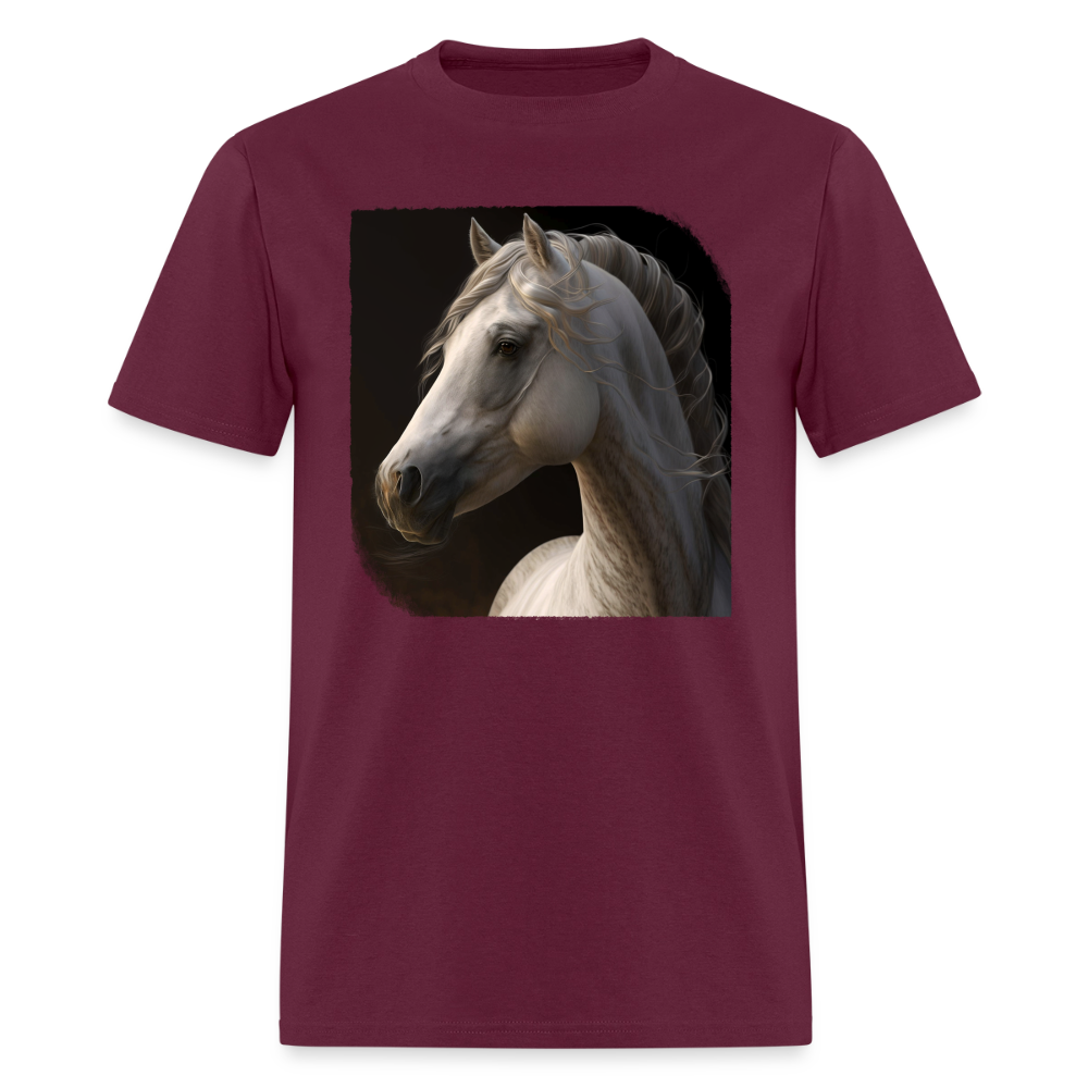 Horse - Wild &Free - burgundy