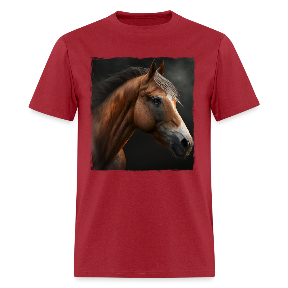 Horse II - Wild &Free - dark red
