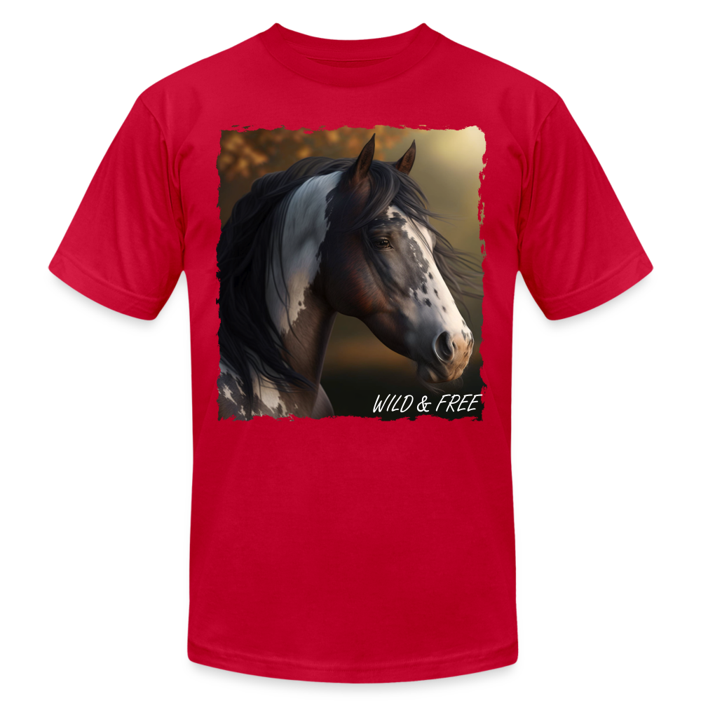 Horse III - Wild & Free - red