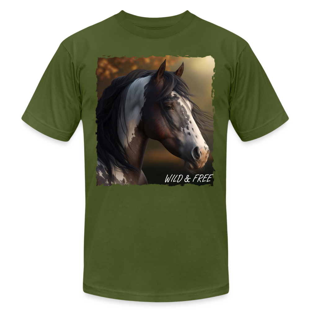 Horse III - Wild & Free - olive