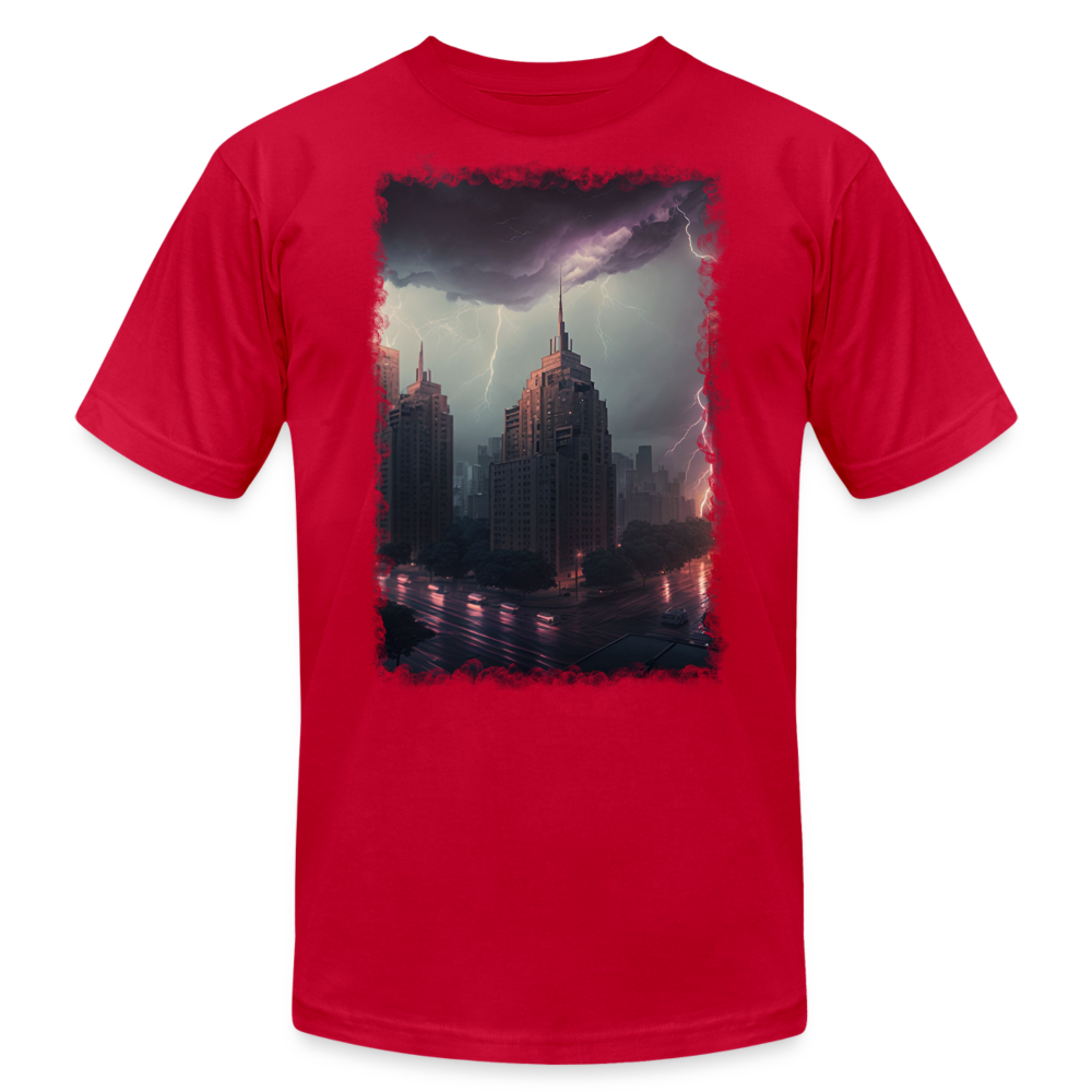 Lightning City III - red