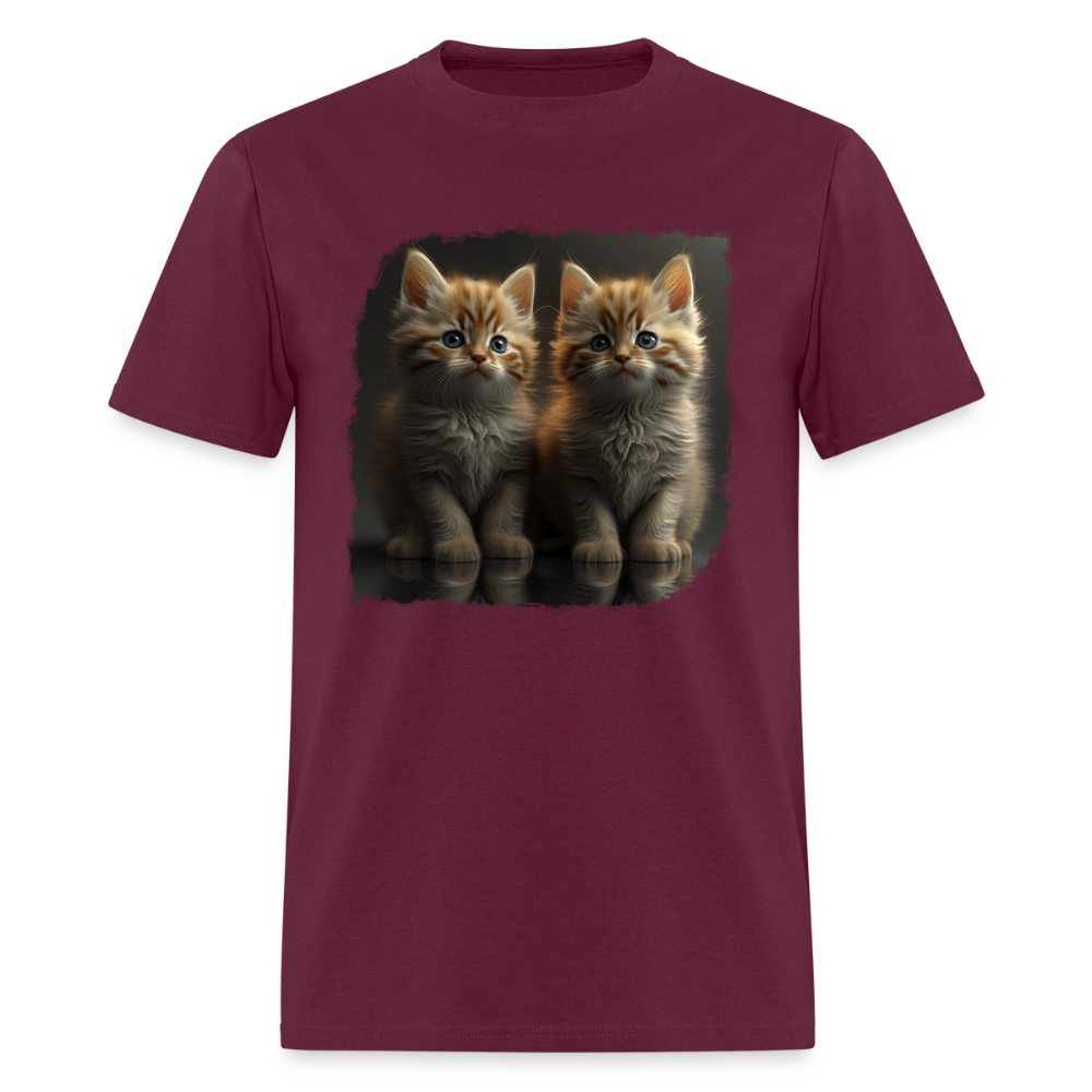 Kittens III - Pure Cuteness - burgundy