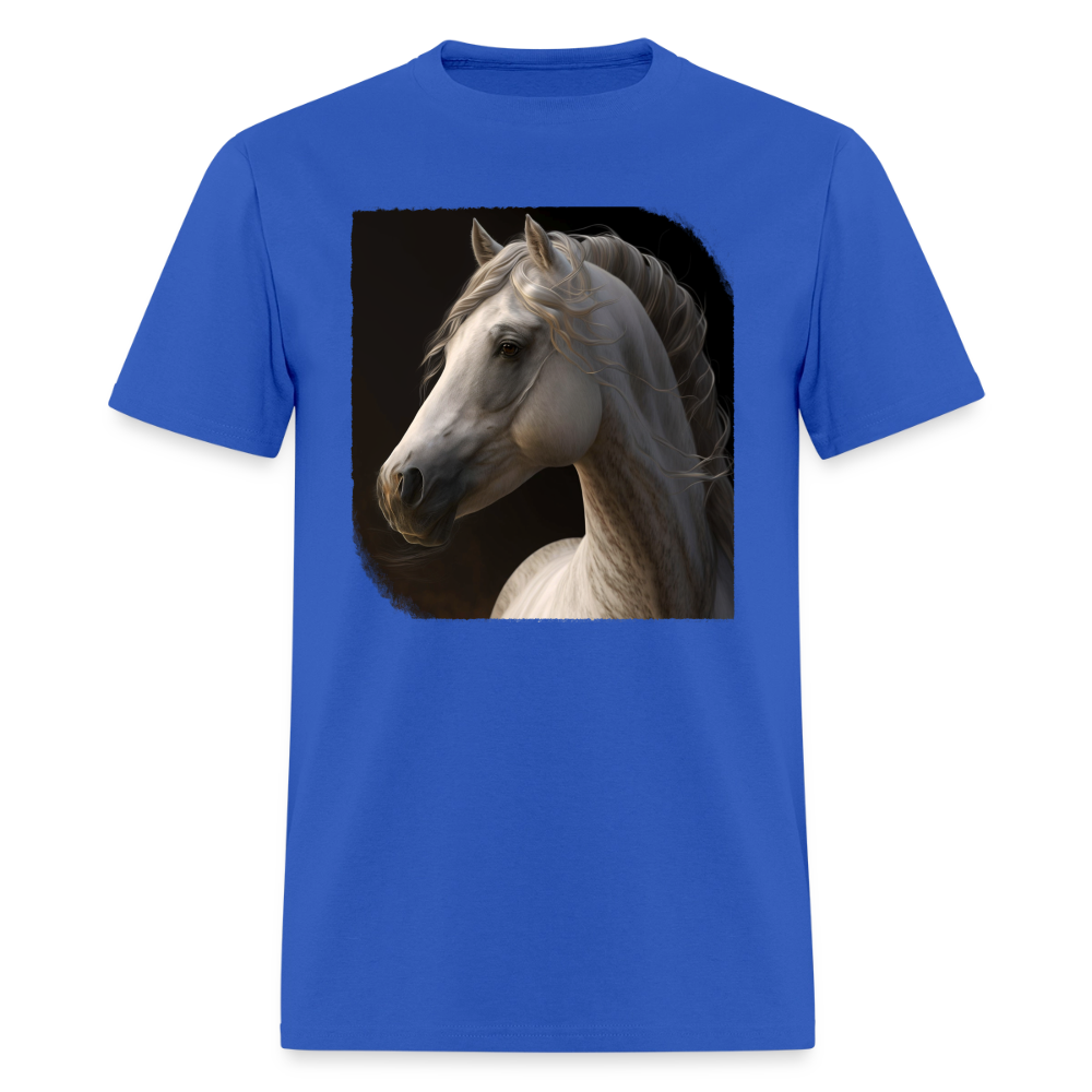 Horse - Wild &Free - royal blue