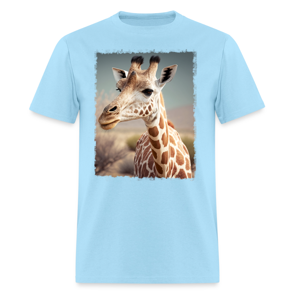 Giraffe II - Wild & Free - powder blue