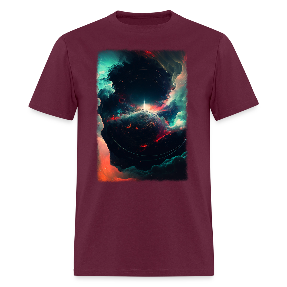 Look At The Universe - burgundy