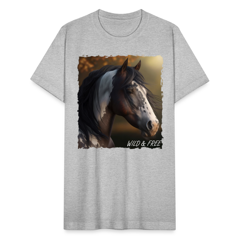 Horse III - Wild & Free - heather gray