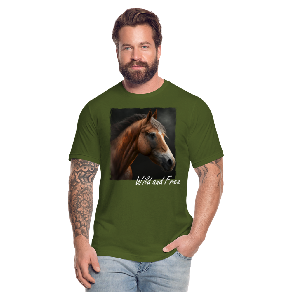 Horse 2 - Wild &Free - olive