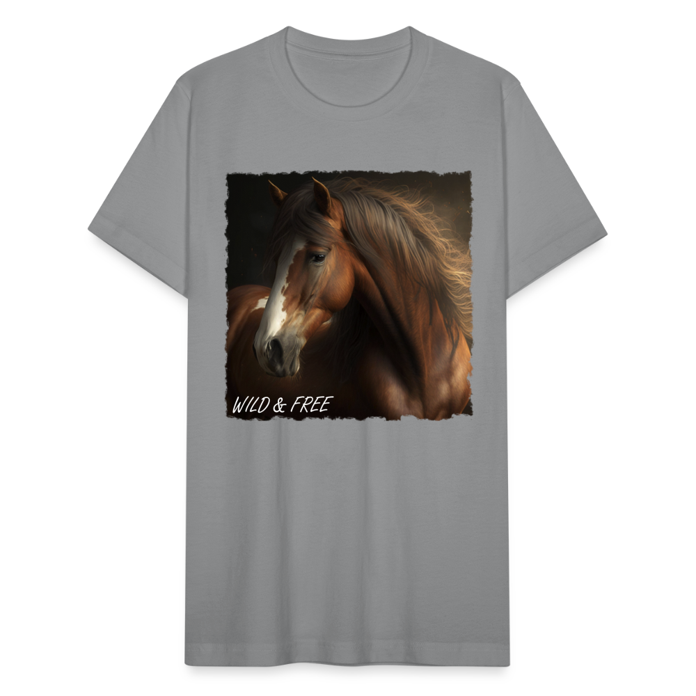 Brown Horse II - Wild & Free - slate