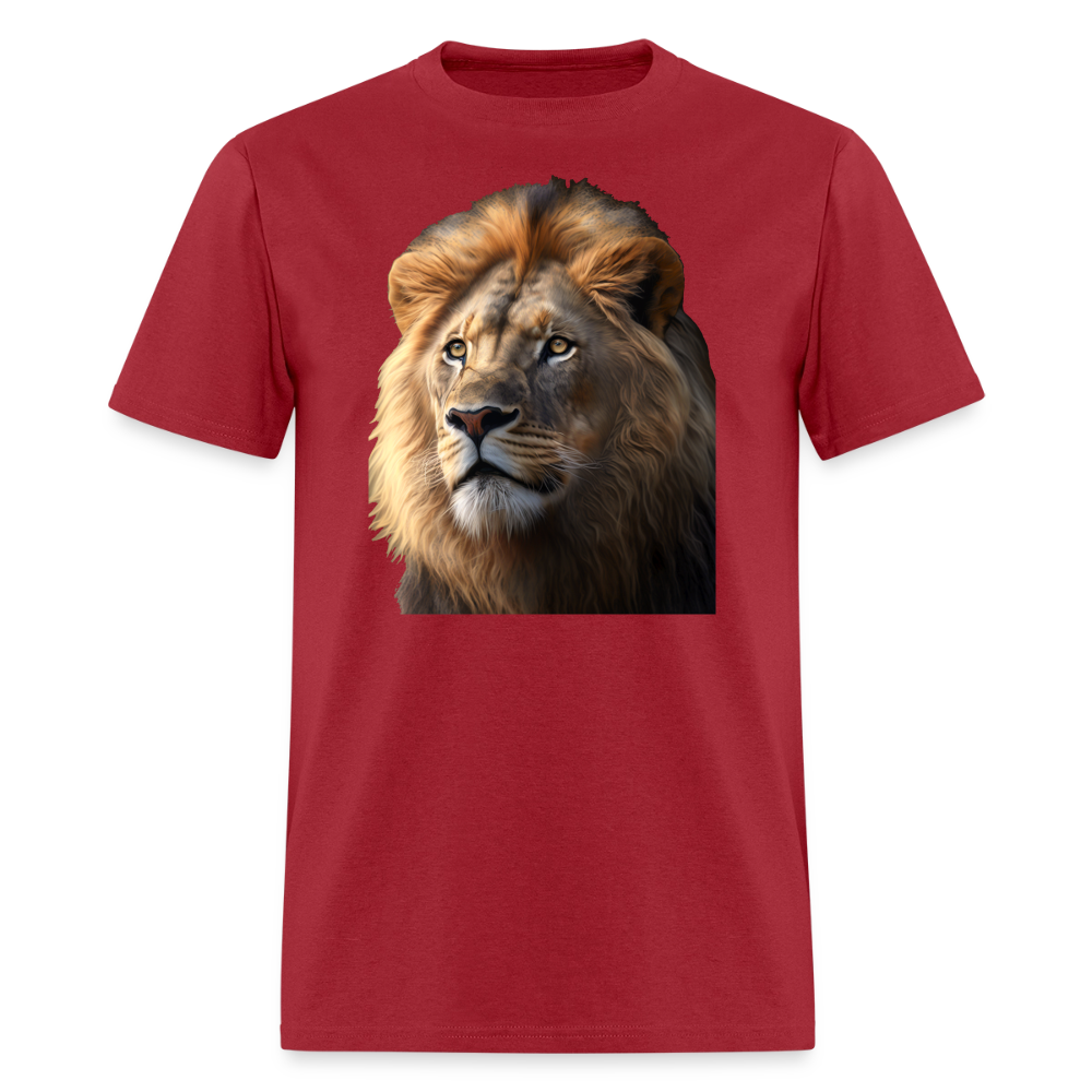 Lion - Wild & Free - dark red