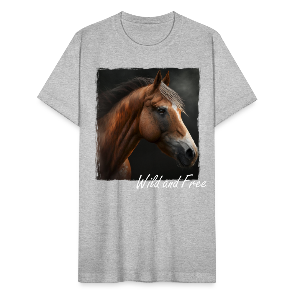 Horse 2 - Wild &Free - heather gray