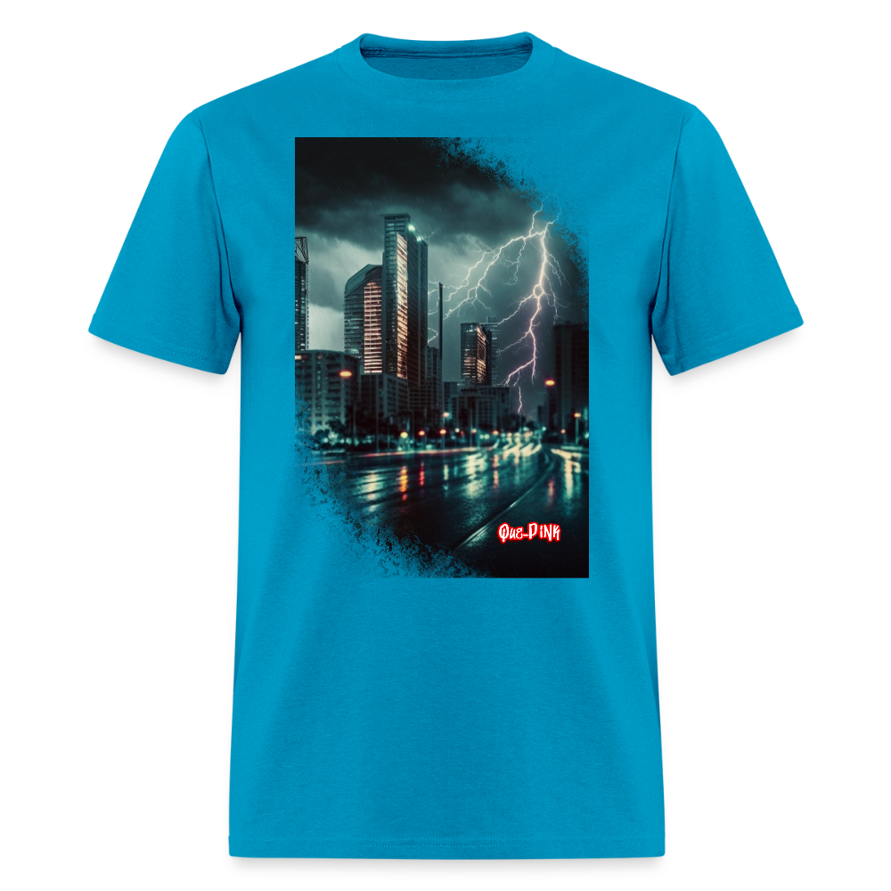 Lightning City - turquoise