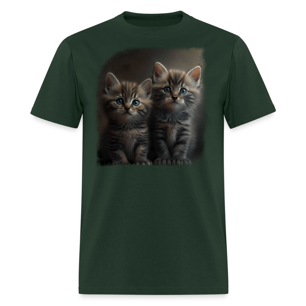 Kittens II - Pure Cuteness - forest green