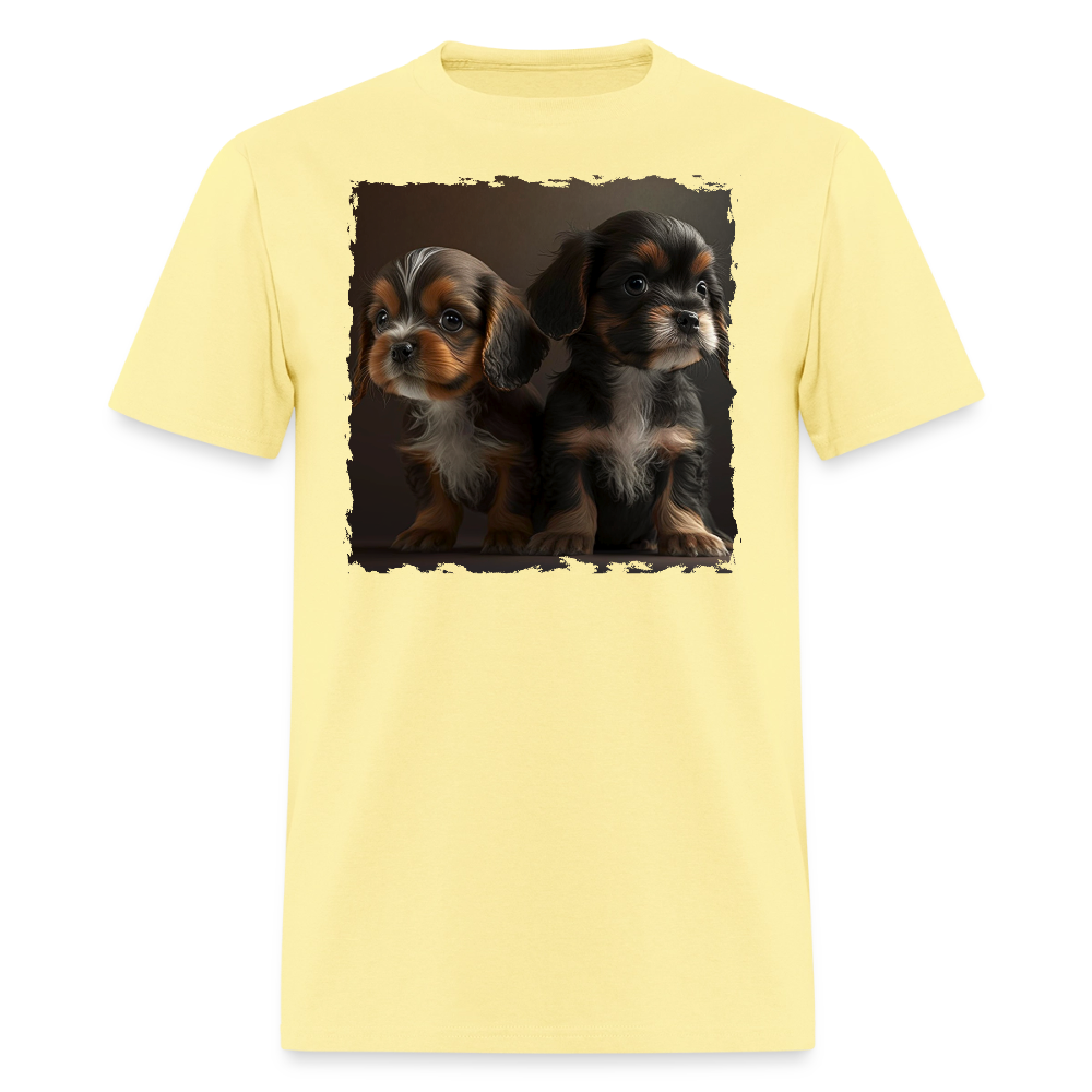 Puppies I - Pure Cuteness - cornsilk