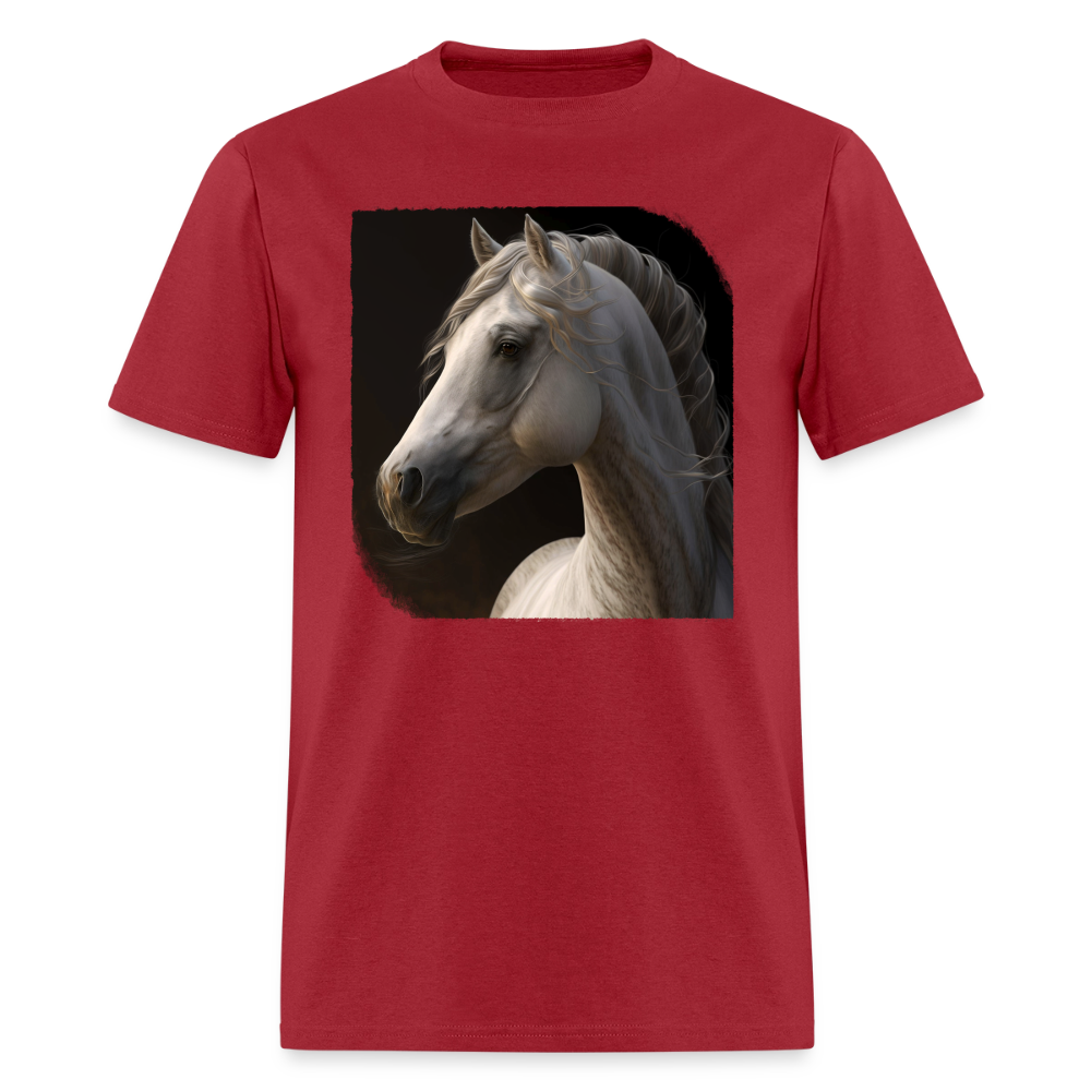 Horse - Wild &Free - dark red