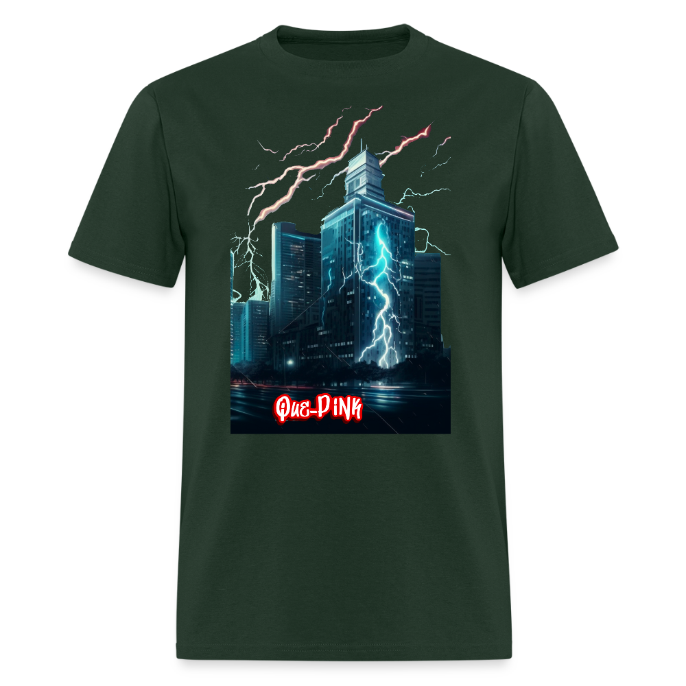 Lightning City IV - forest green